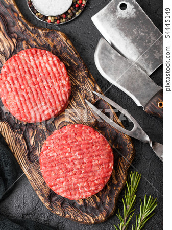 Fresh raw minced homemade farmers grill beef 54445149