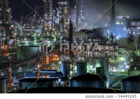 [和歌山] JXTG能源和歌山煉油廠夜景 54445245