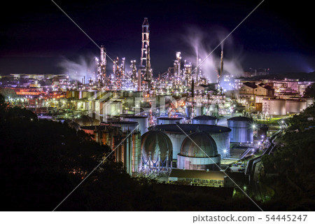 和歌山 Jxtg能源和歌山煉油廠夜景 照片素材 圖片 圖庫 和歌山 Jxtg能源和歌山煉油廠夜景 照片素材 圖片 圖庫