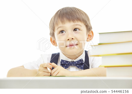 Toddler, Child, Kids, Book, Reading, Studying, Learning, Education, Businessman Toddler, Child, Kids, Book, Reading, Studying, Learning, Education, Businessman 54446156