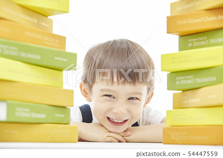 Toddler, Child, Kids, Book, Reading, Studying, Learning, Education, Businessman 54447559