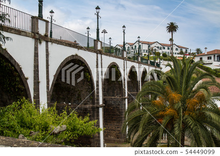 Arcs of the bridge in Nordeste, Sao Miguel 54449099
