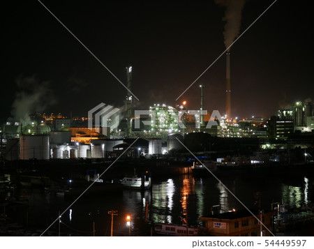 工廠的夜景 54449597