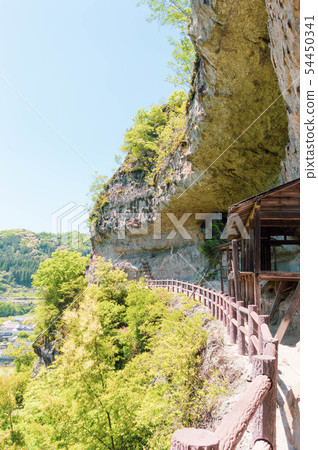 大分縣羅漢寺/ Gorahan搜索路和藍天 大分縣羅漢寺/ Gorahan搜索路和藍天 54450341