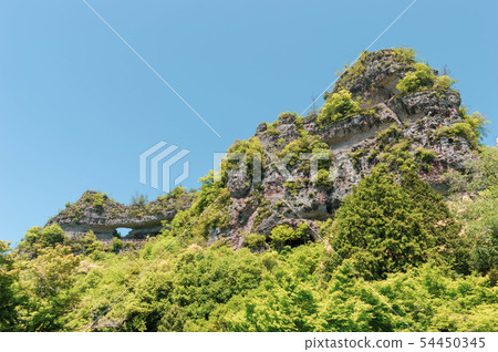 從大分縣Rohkan-jira，Gora Han的底部全景 54450345