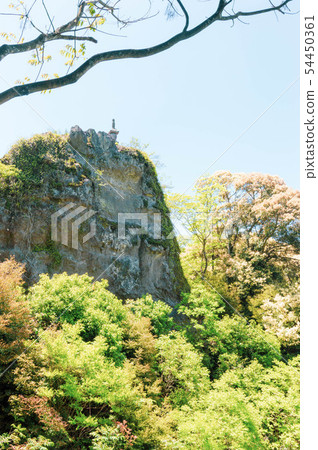 從大分縣Rohkan-ji寺，Gorahan搜索路向上看的Kokuto塔 54450361