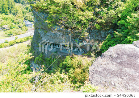 Oita Pref. Rahan-ji Temple, the rock cave across from Gorahan 54450365