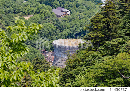 [Iwate Prefecture] Fresh green Matsukawa Valley / Matsukawa Geothermal Power Plant (the first commercial geothermal power plant to start operation in Japan) 54450787