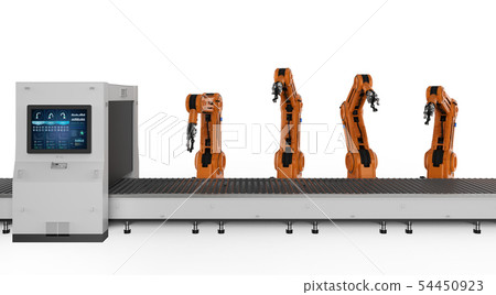 Automation industry concept 54450923