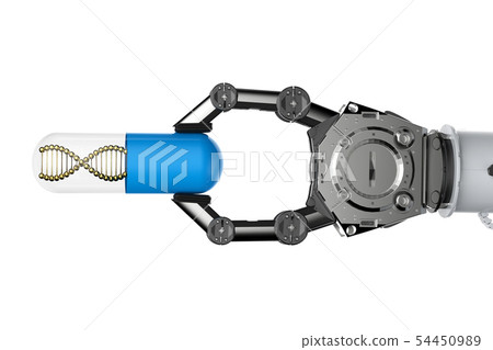 Robot with dna in capsule Robot with dna in capsule 54450989
