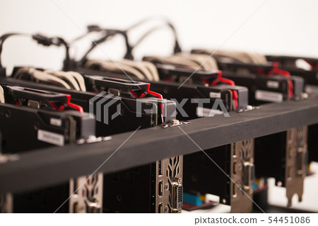 Working graphic video cards for e-currency. Computer for Bitcoin and cryptocurrency mining. Crypto Working graphic video cards for e-currency. Computer for Bitcoin and cryptocurrency mining. Crypto 54451086