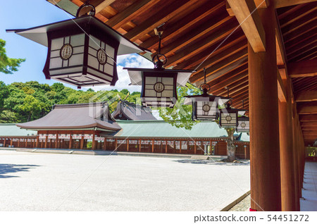 奈良縣篠原神宮靖國神社地面藍天 54451272