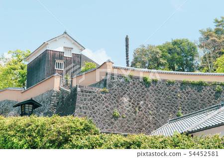 Oita Prefecture Kitsuki City Castle Town Shioya-no-Saka Akane-ya Saka 54452581