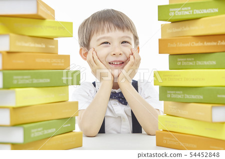 Toddler, Child, Kids, Book, Reading, Studying, Learning, Education, Businessman Toddler, Child, Kids, Book, Reading, Studying, Learning, Education, Businessman 54452848