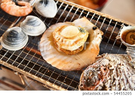 Scallop barbecue 54455205