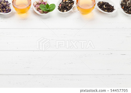 Different herbal and fruit teas 54457705