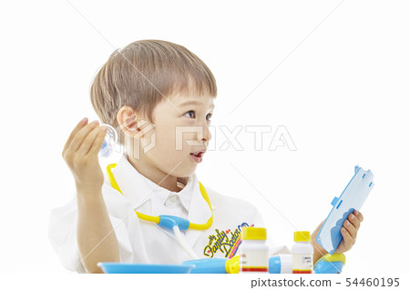 Infant, children, kids, doctor, doctor, medical, hospital play Infant, children, kids, doctor, doctor, medical, hospital play 54460195