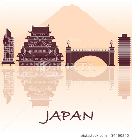Japanese architecture Mount Fuji Japanese architecture Mount Fuji 54460240