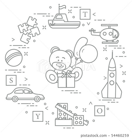 Different toys for children Different toys for children 54460259