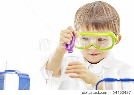 Infant, child, kids, education, science, scientist, researcher, chemist 54460427