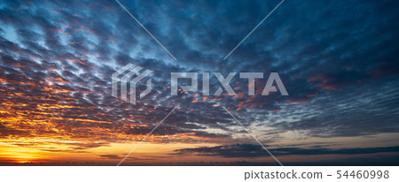 Aoi cloud that shines in the morning sun Aoi cloud that shines in the morning sun 54460998