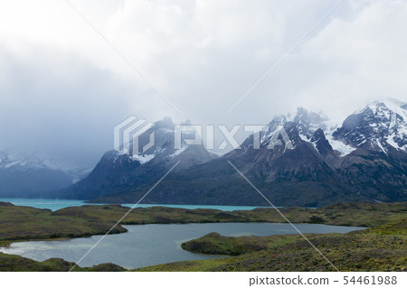 Chilean Patagonia landscape, Torres del Paine 54461988
