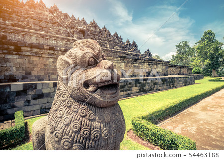 Borobudur temple in Magelang. Java, Indonesia 54463188