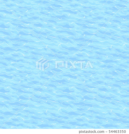 Sea waves seamless pattern. 54463350