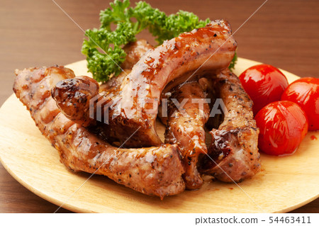 Barbeque sauce spare ribs Barbeque sauce spare ribs 54463411