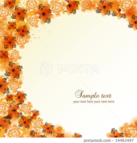 Floral abstract background 54463497