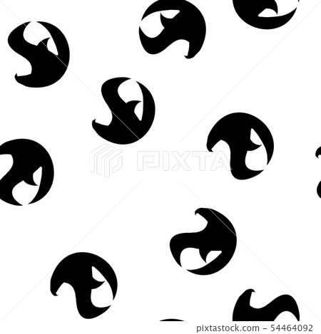 Seamless pattern of hand drawn vector eagle Seamless pattern of hand drawn vector eagle 54464092