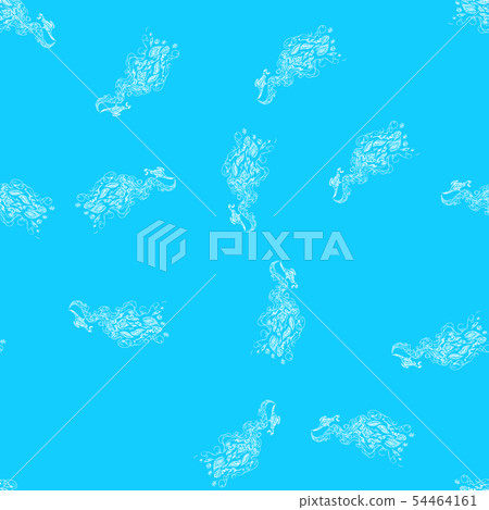 Seamless pattern of magic genies lamp isolated on Seamless pattern of magic genies lamp isolated on 54464161