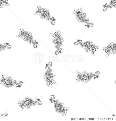 Seamless pattern of magic genies lamp isolated on 54464164