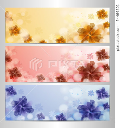 Abstract Flower Vector Background Abstract Flower Vector Background 54464801