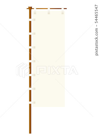 日式橫幅（灰白色）_幟·諾沃利_促銷 - 銷售矢量數據的插圖 54465547