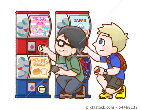 Illustrations of men and men and foreign men 54468132