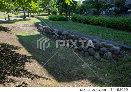 Ishigaki ruins of Utsunomiya Jyuku Tsuchihashi Utsunomiya City, Tochigi Ishigaki ruins of Utsunomiya Jyuku Tsuchihashi Utsunomiya City, Tochigi 54468669