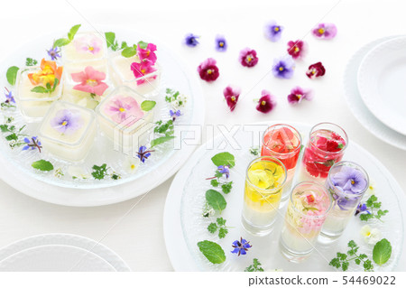 Edible Flower Flower Jelly Edible Flower Flower Jelly 54469022
