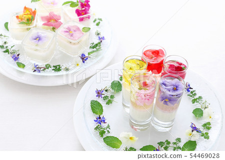 Edible Flower Flower Jelly Edible Flower Flower Jelly 54469028
