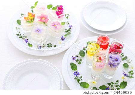 Edible Flower Flower Jelly Edible Flower Flower Jelly 54469029