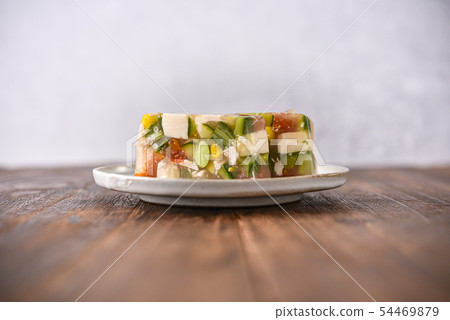 夏天菜瓊脂果凍沙拉 54469879