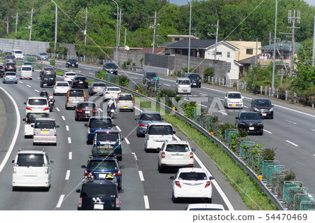 交通堵塞圖像公路 54470469