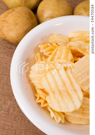 Corrugated thick potato chips 54470584