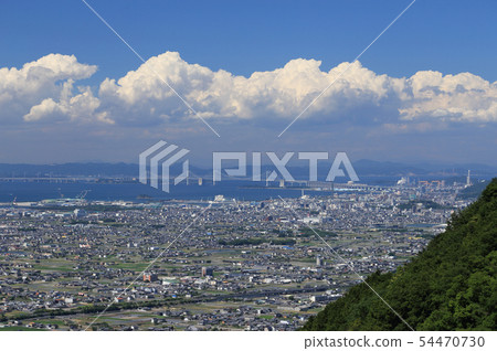 Sanuki Plain and Seto Ohashi Sanuki Plain and Seto Ohashi 54470730