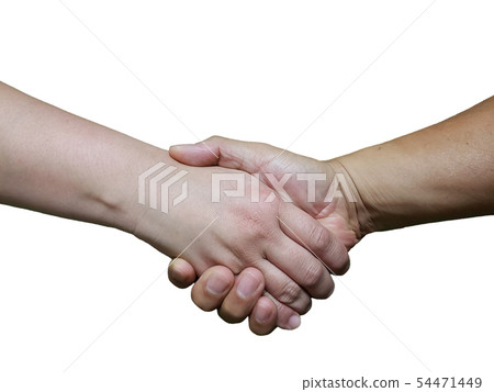 握手特寫鏡頭 54471449