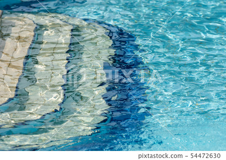 Image of swimming pool steps 54472630