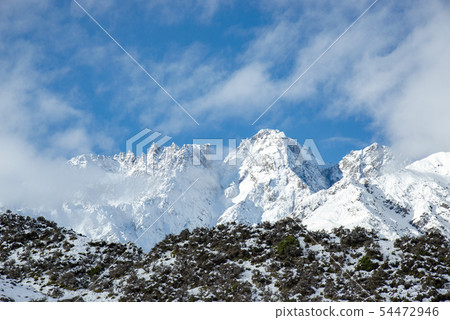 tasman glacier, mount cook, mountain 54472946