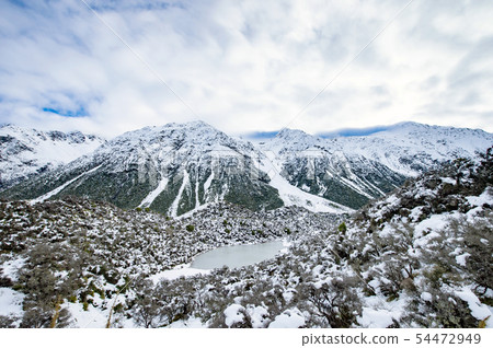 tasman glacier, mount cook, world heritage 54472949