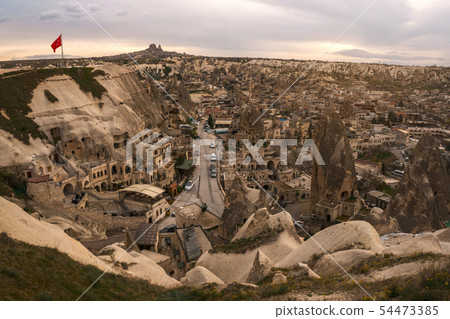 Landscape of Goreme sunset view point . 54473385
