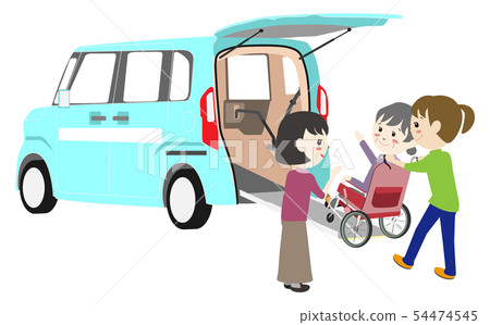 Welfare equipment Care lift car ADL elderly people 54474545
